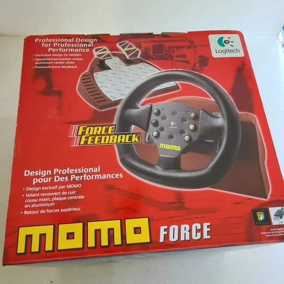 Logitech Momo Force PC Racing Wheel (New) - Picture 2 of 5
